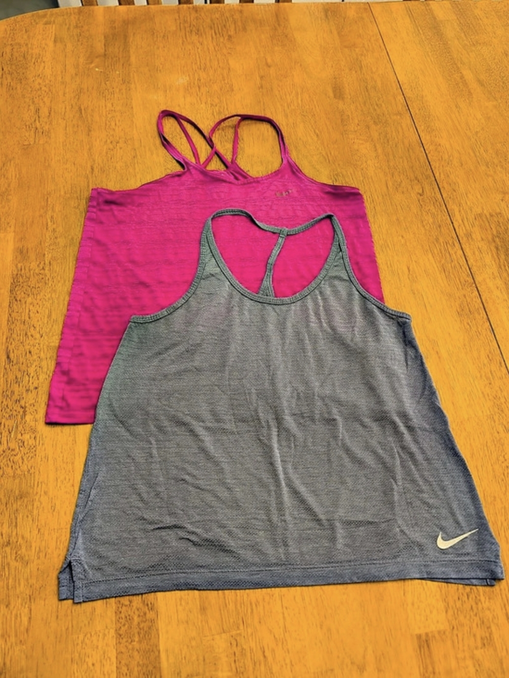 Nike Dri-FIT 2 Athletic Tank Tops Light Purple & Pink Size Small